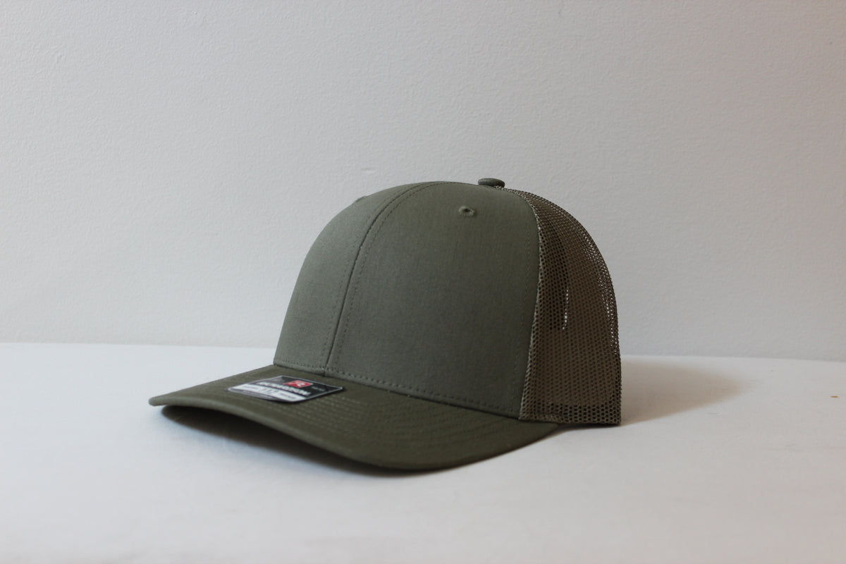 Richardson 112 trucker hat in Loden