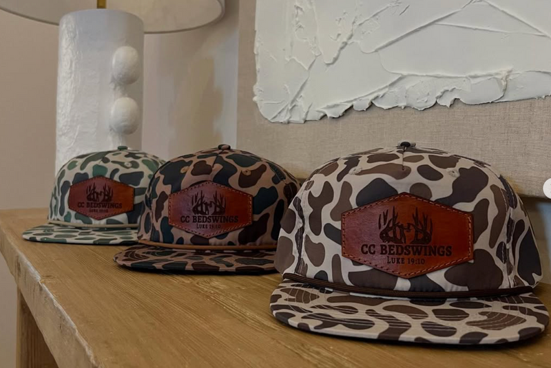 CC Bedswings leather patch on a Lost Hat Co. Goat Rope 2.0