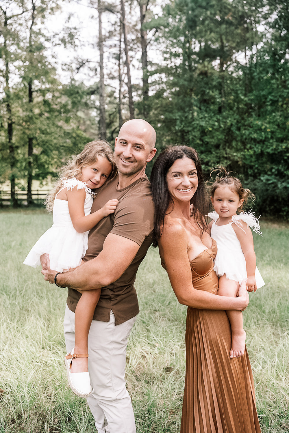 Chase and Ashley Fincher with their two daughters
